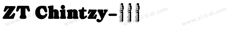 ZT Chintzy字体转换